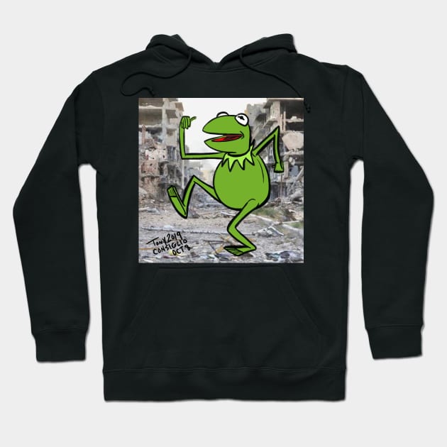 doubletony Kermit The Frog Mosh Hoodie